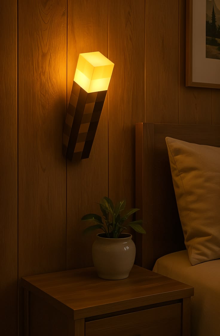 Brownstone Torch Lamp