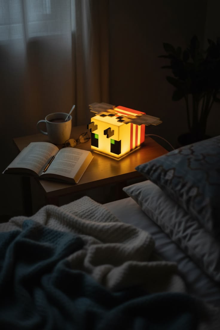 MC LED Toy Creative Bee Night Light