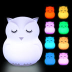 Owl Night Light with Remote