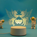 Romantic Heart Acrylic Lamp
