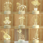 Romantic Heart Acrylic Lamp