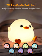 Silicone Duck Touch Light