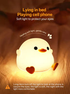 Silicone Duck Touch Light