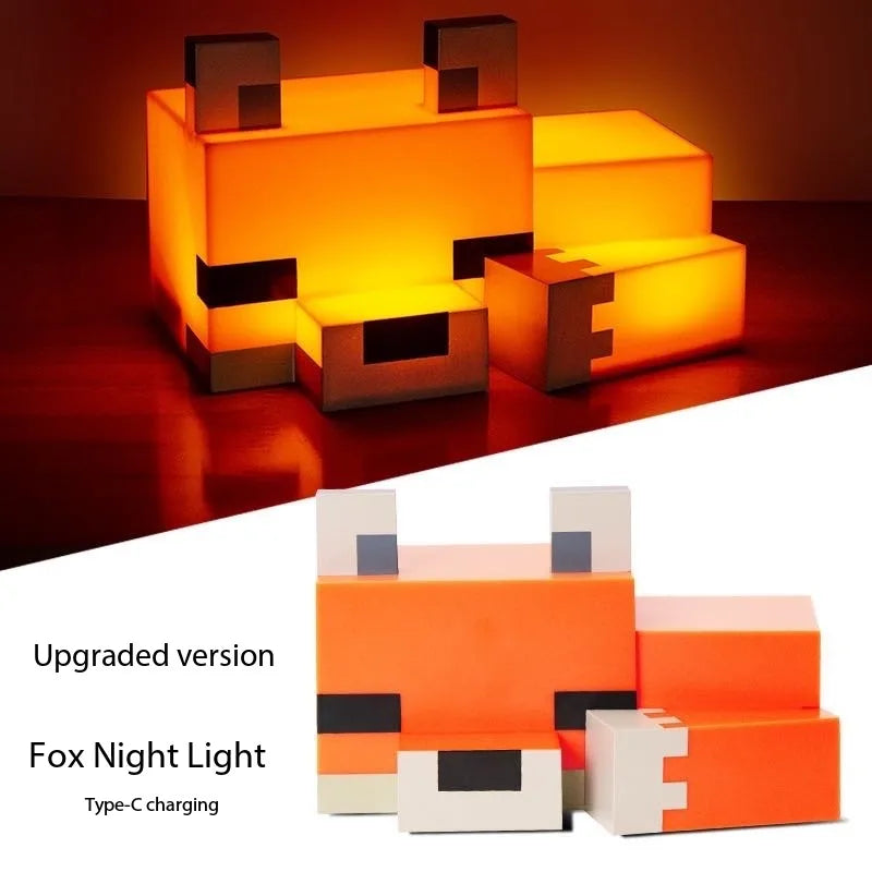 Blocky Fox Desk Lamp