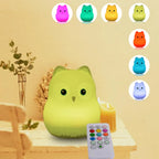 Owl Night Light with Remote