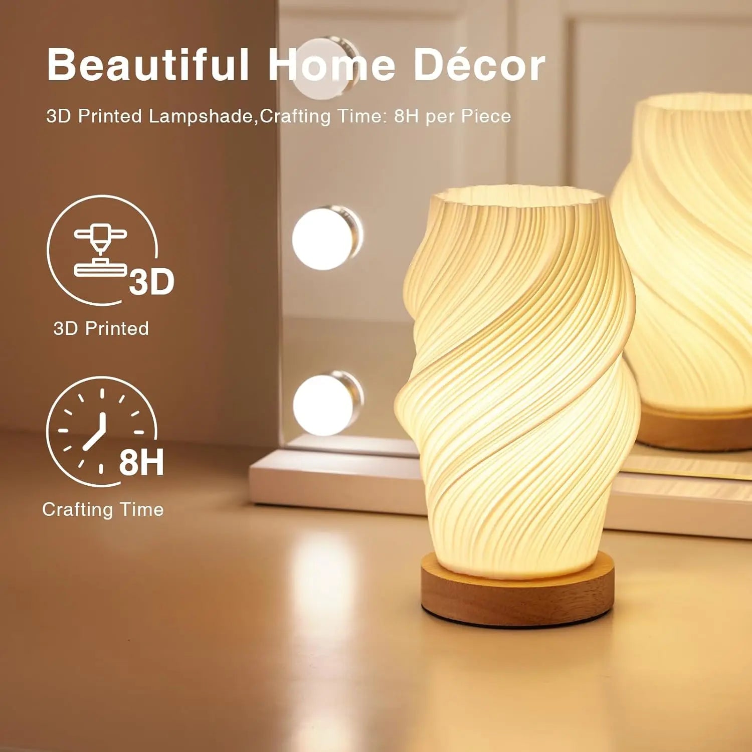 3D-Printed Dimmable Desk Lamp