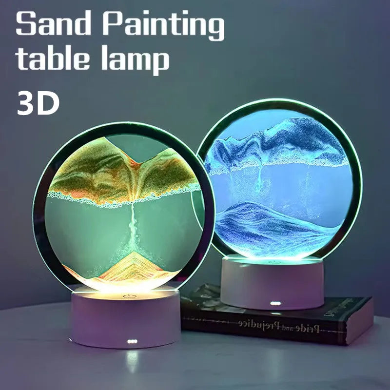 Flowing Sand Art Lamp