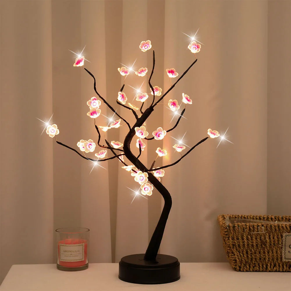 Cherry Blossom Bonsai Lamp
