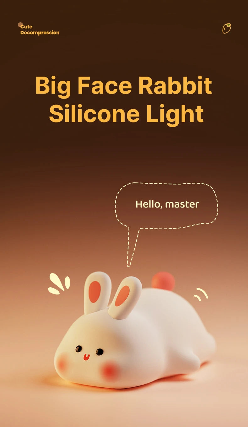 Big-Face Bunny Night Light