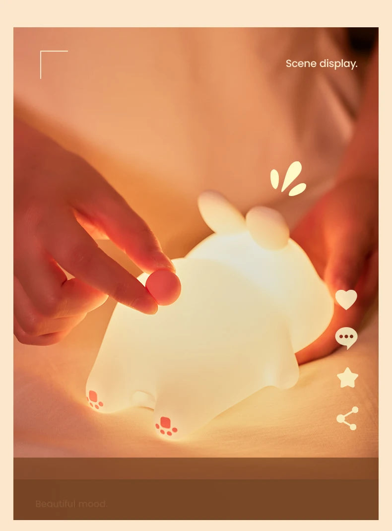 Big-Face Bunny Night Light