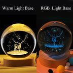 Crystal Solar System Lamp