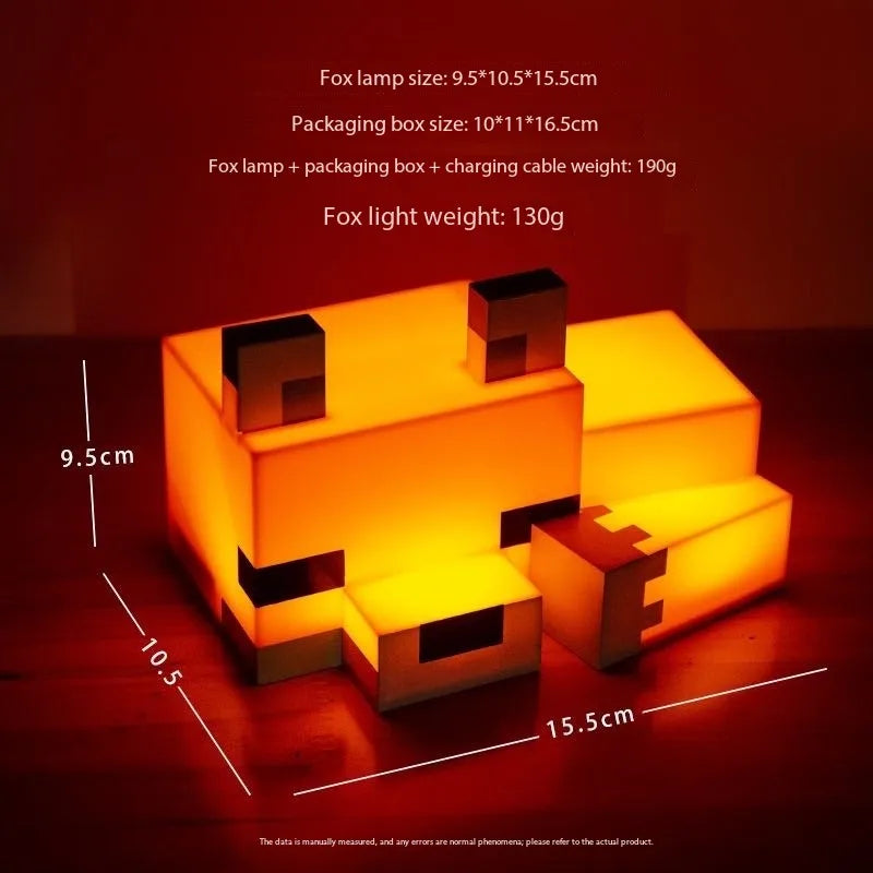 Blocky Fox Desk Lamp