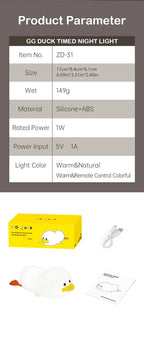 Doudou Duck Night Light