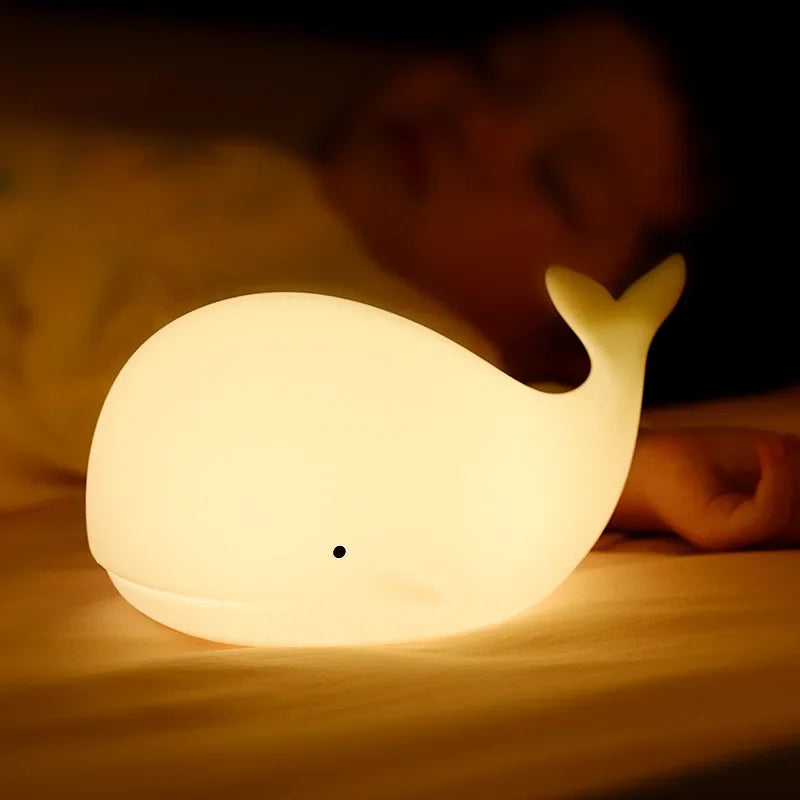 Cartoon Whale Night Light