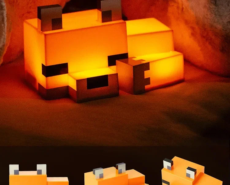 Blocky Fox Desk Lamp