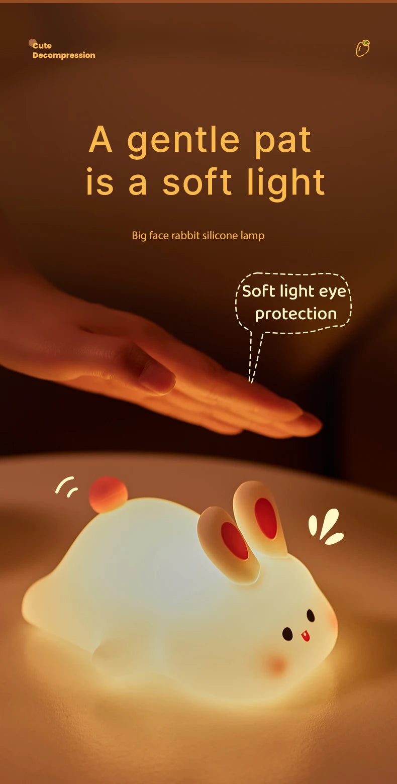 Big-Face Bunny Night Light