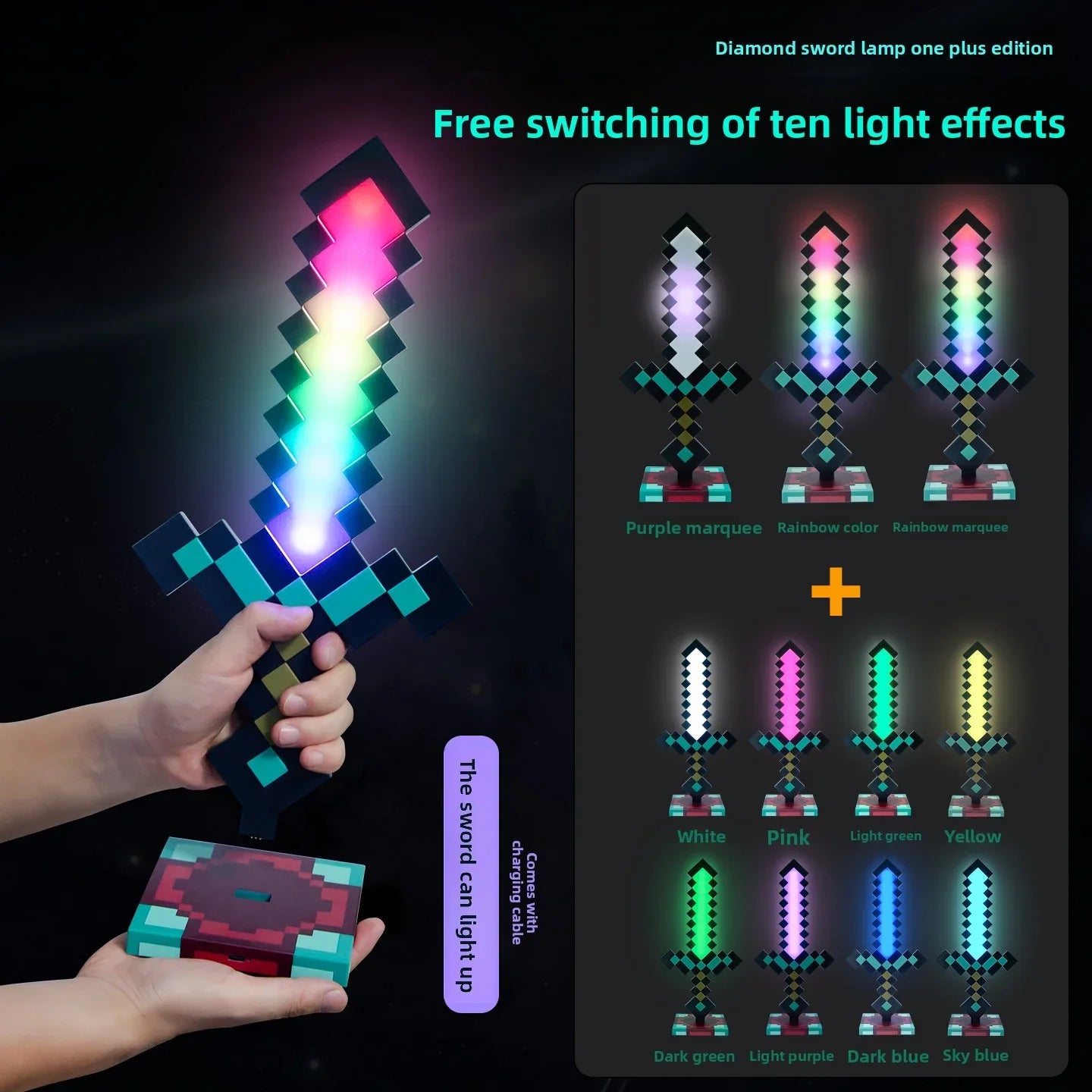 Diamond Sword LED Lamp