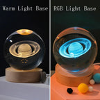 Crystal Solar System Lamp