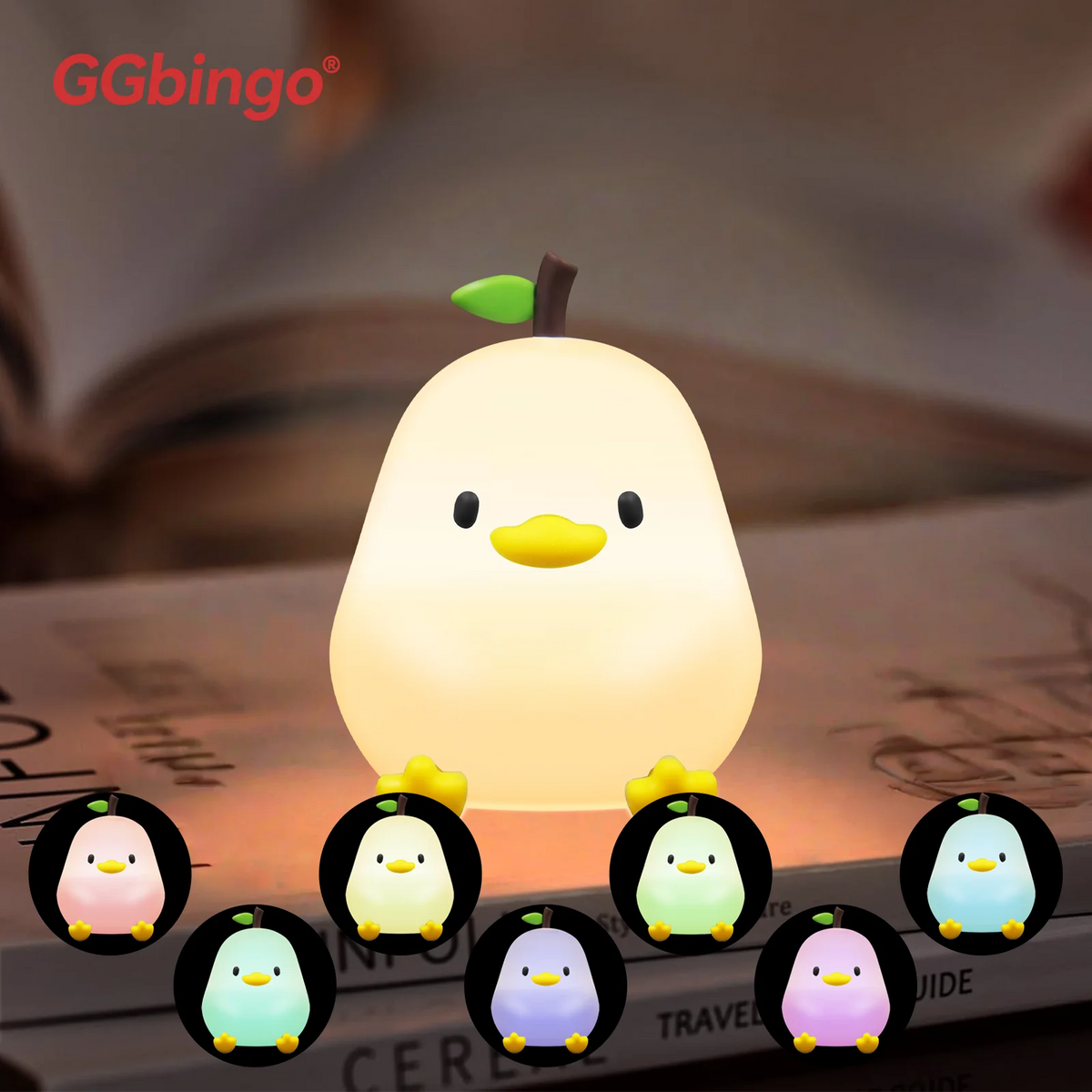 Silicone Duck Touch Light