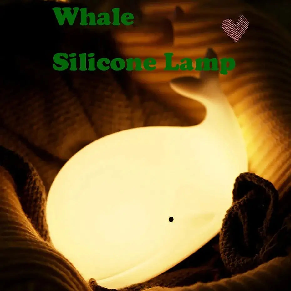 Cartoon Whale Night Light