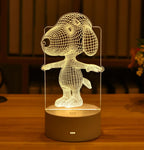 Romantic Heart Acrylic Lamp