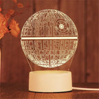 Romantic Heart Acrylic Lamp