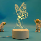 Romantic Heart Acrylic Lamp