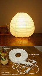 Japanese Rice-Paper Lantern Lamp