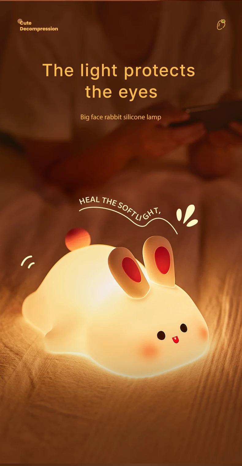 Big-Face Bunny Night Light