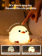 Silicone Duck Touch Light