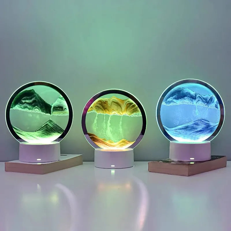 Flowing Sand Art Lamp