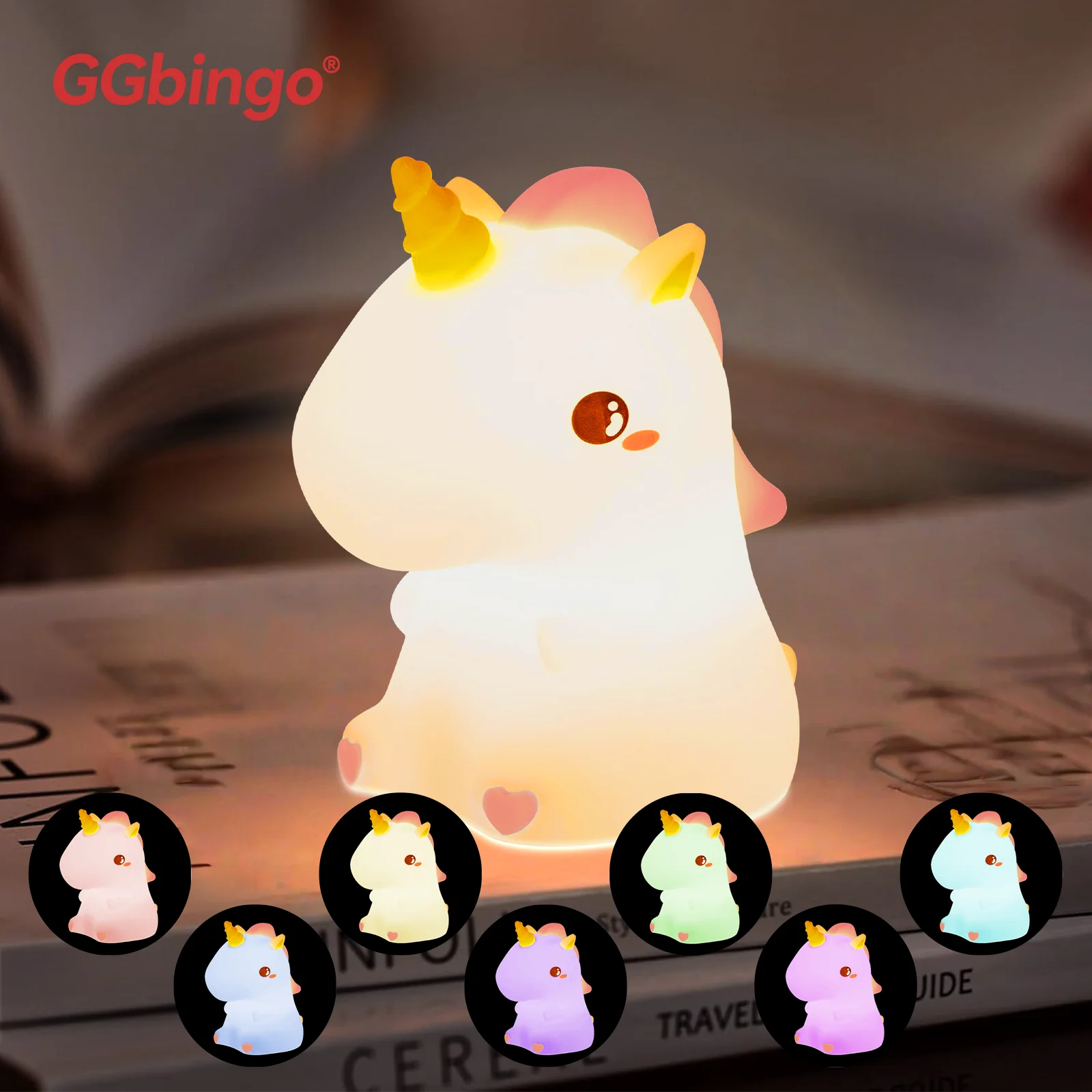 Colour-Changing Unicorn Lamp