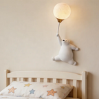 Polar Bear Moon Wall Lamp