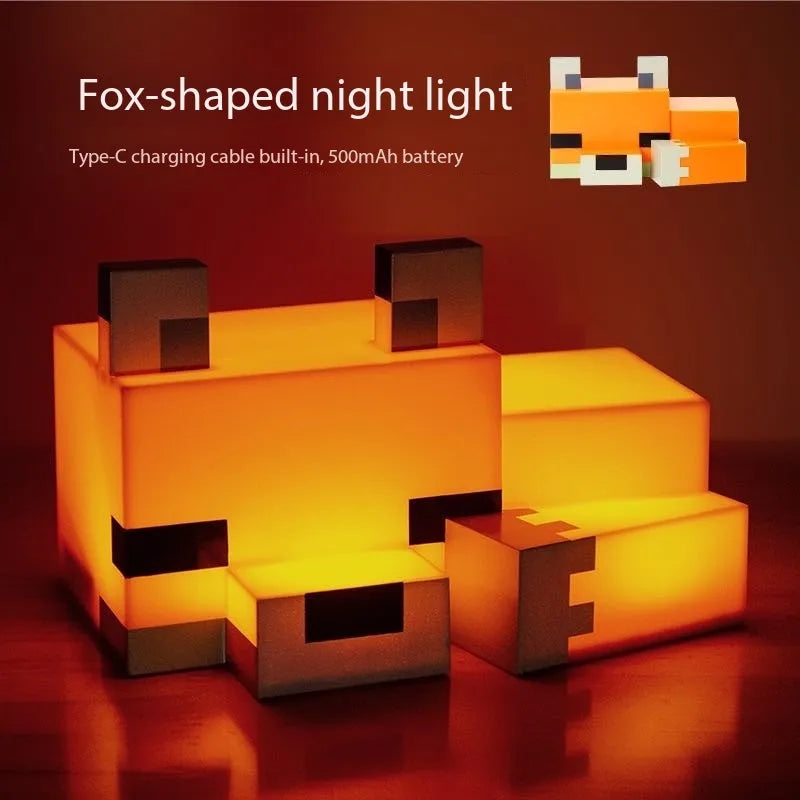 Blocky Fox Desk Lamp