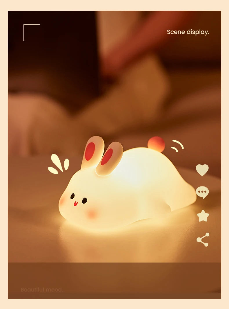 Big-Face Bunny Night Light