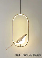 Magpie Bird Pendant Light