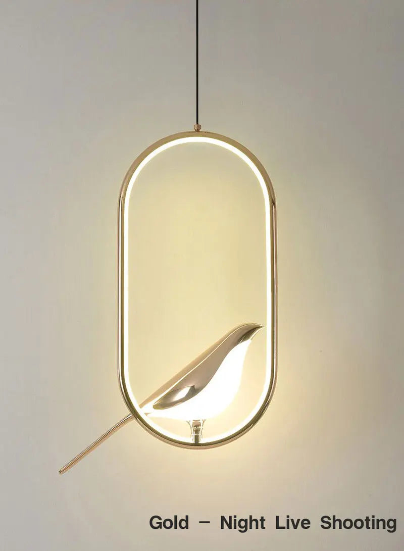 Magpie Bird Pendant Light