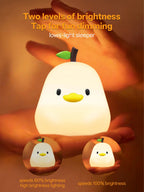 Silicone Duck Touch Light