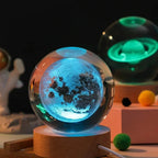 Crystal Solar System Lamp