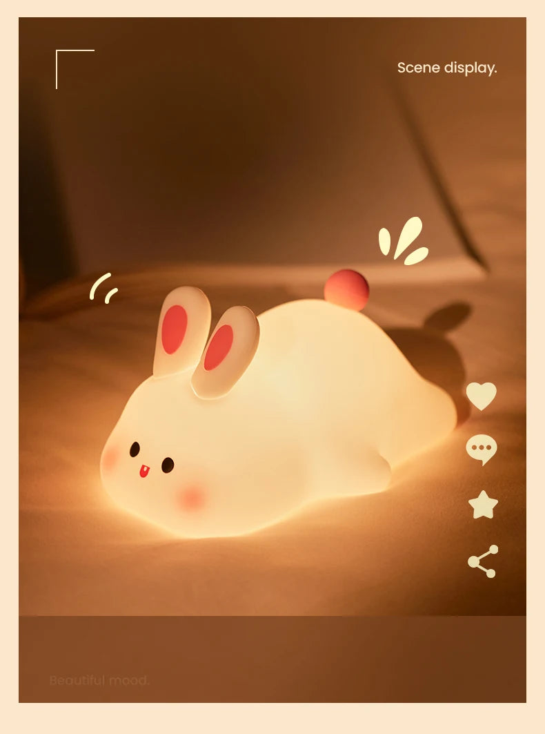 Big-Face Bunny Night Light
