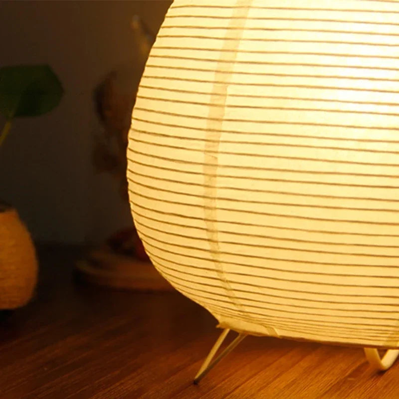 Japanese Rice-Paper Lantern Lamp