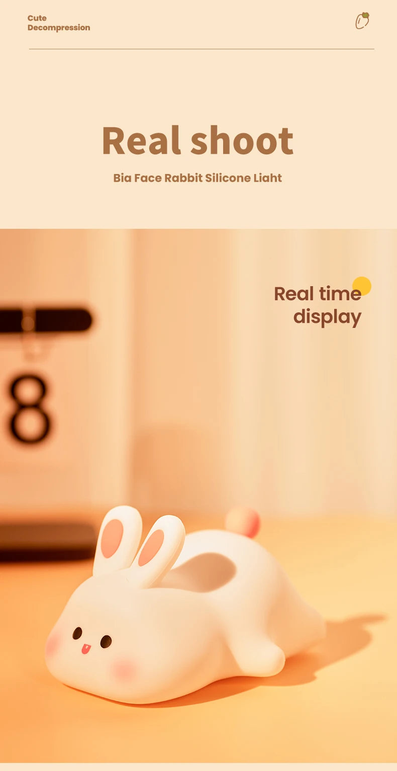 Big-Face Bunny Night Light