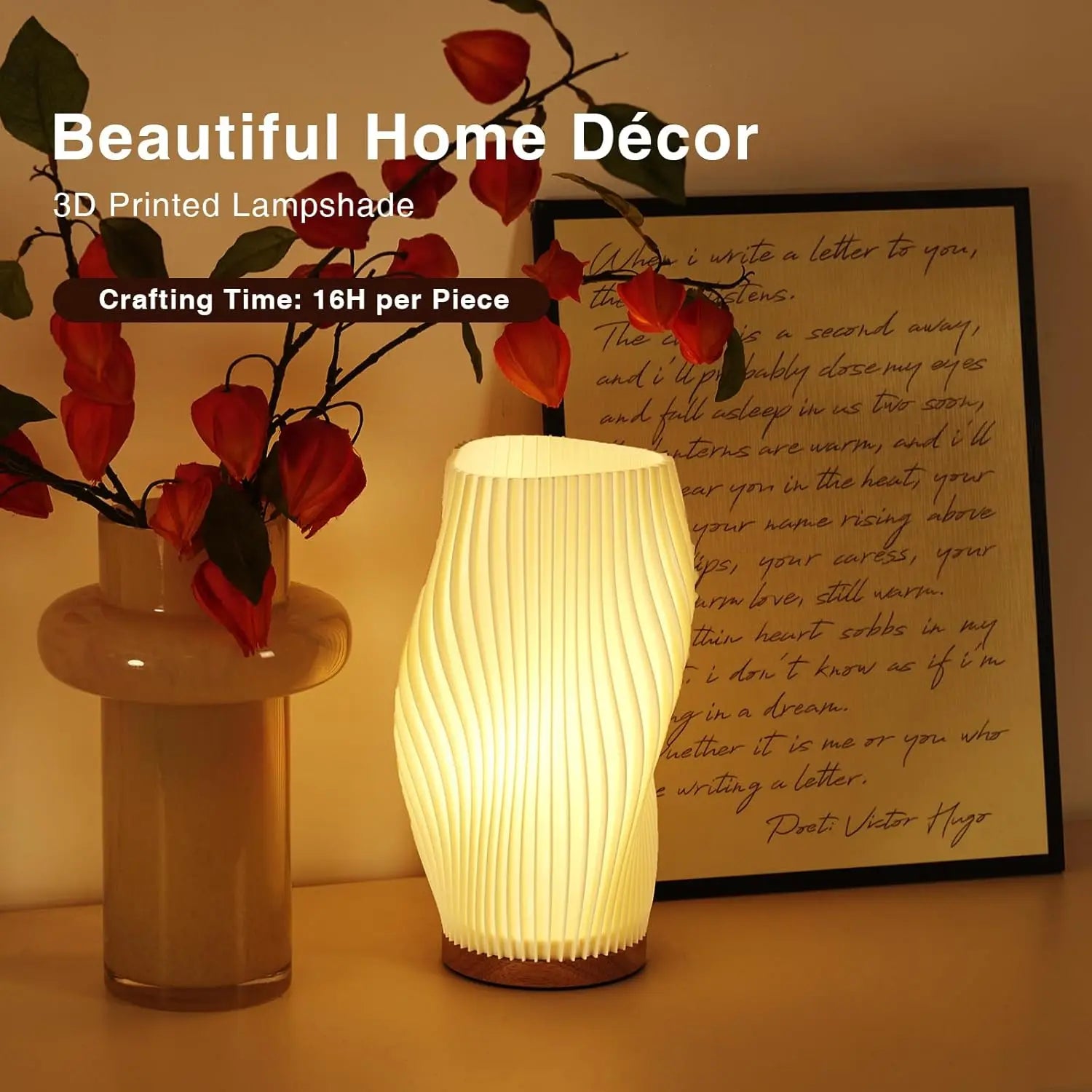 3D-Printed Dimmable Desk Lamp