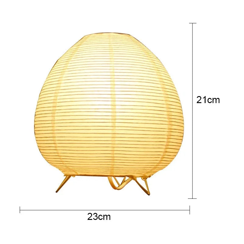 Japanese Rice-Paper Lantern Lamp