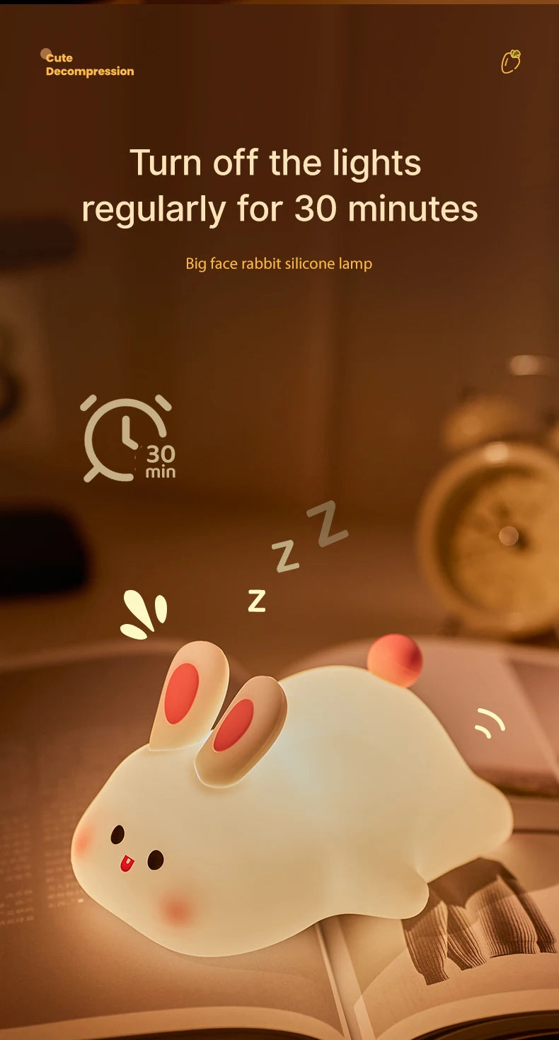 Big-Face Bunny Night Light