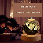 Crystal Solar System Lamp