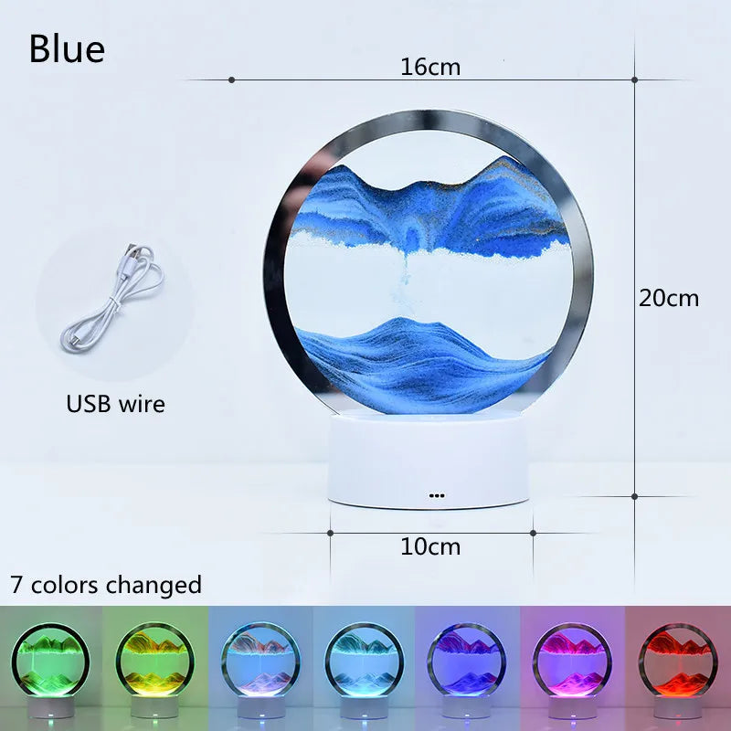 Flowing Sand Art Lamp