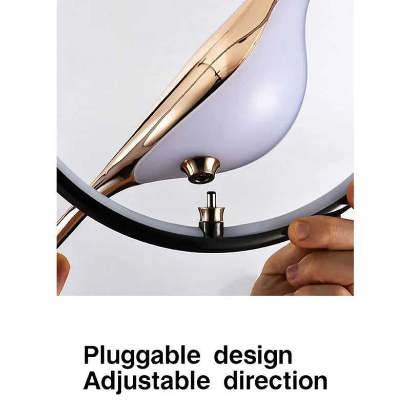 Magpie Bird Pendant Light