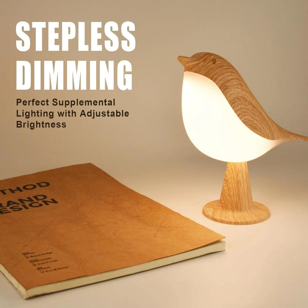 Art Deco Bird Touch Lamp