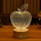 Romantic Heart Acrylic Lamp